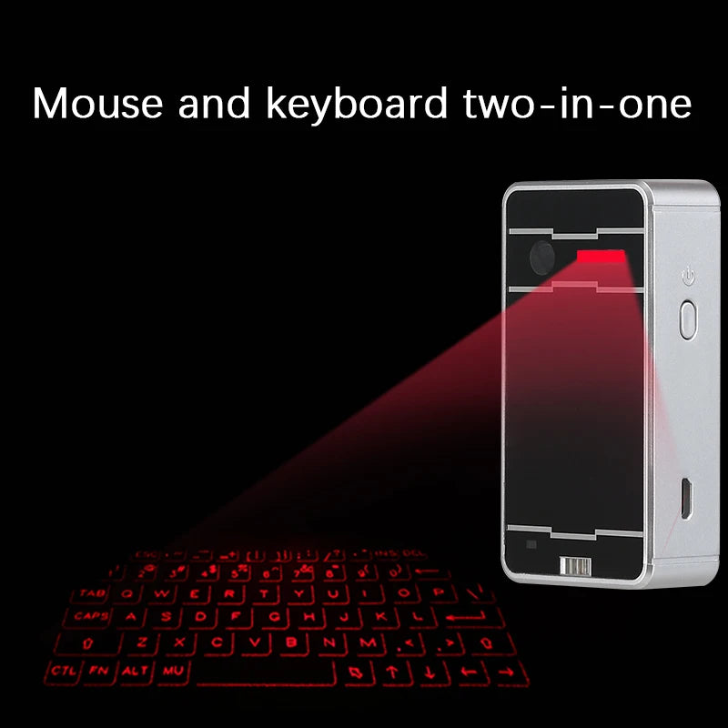KeyBeam Portable Bluetooth Laser Keyboard