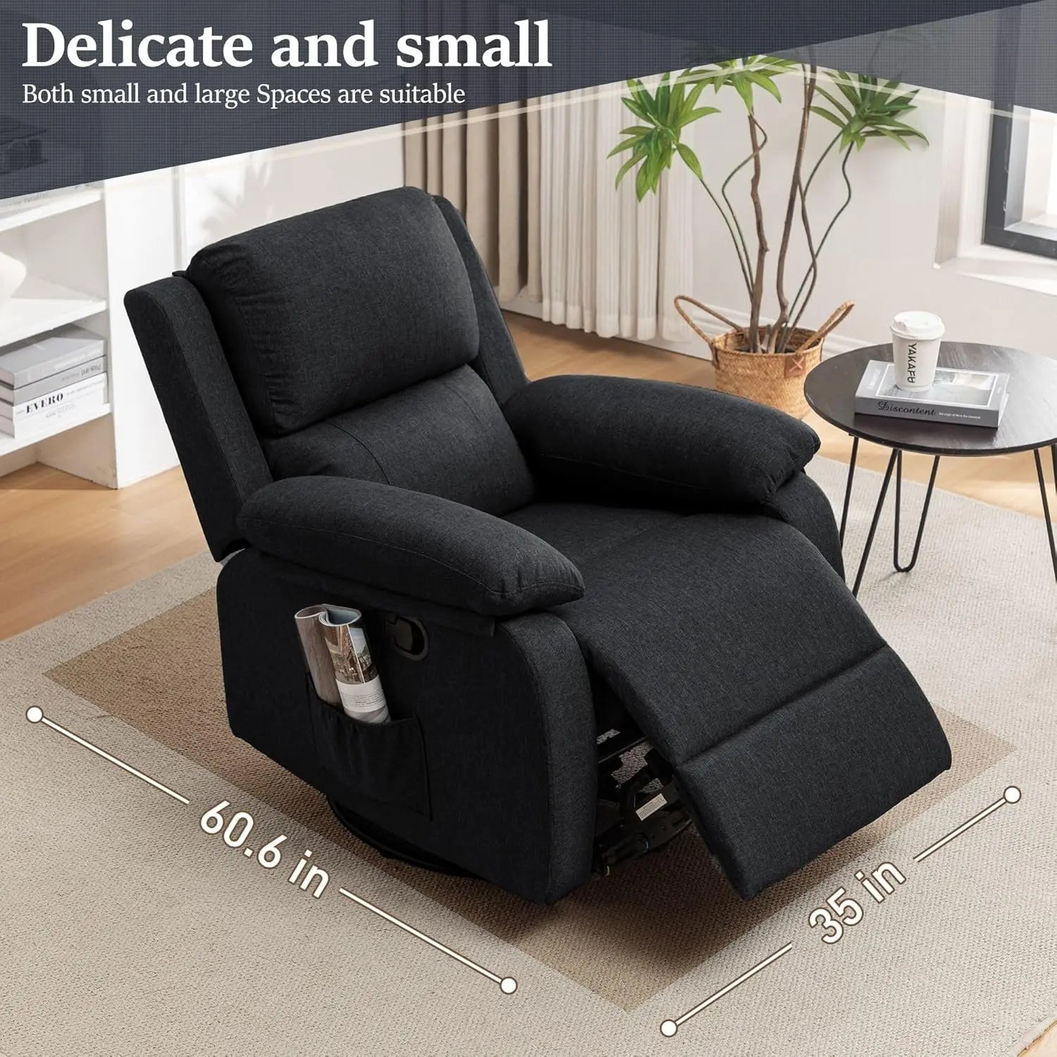 Avenzo Recliner 360 Swivel Rocker Chair