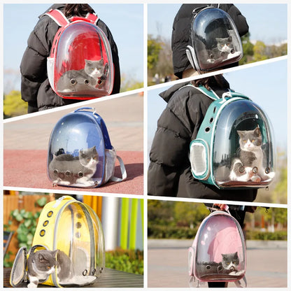 Cat Carrier Outdoor Pet Shoulder Bag Carriers Backpack