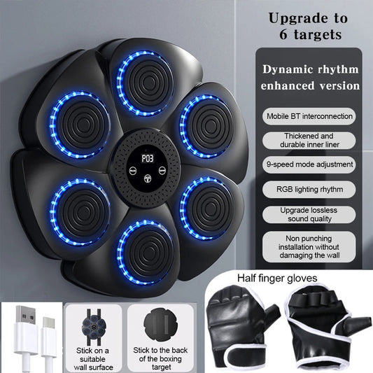 PunchPro MusicBox Boxing Fitness Trainer