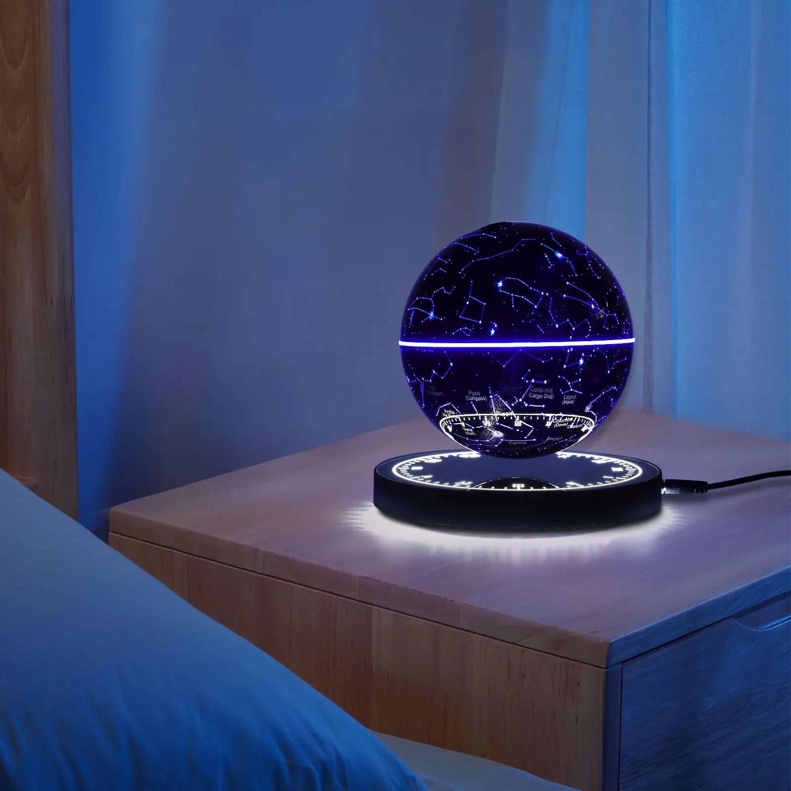 Dark Matter Floating Stardust LED Globe