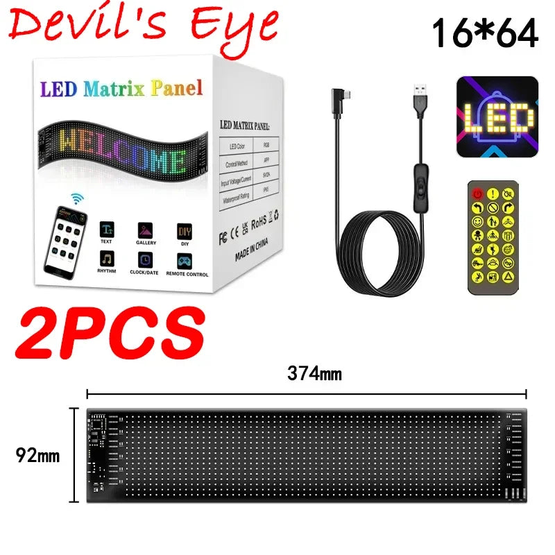 BrightTrack Smart LED Signs for Cars