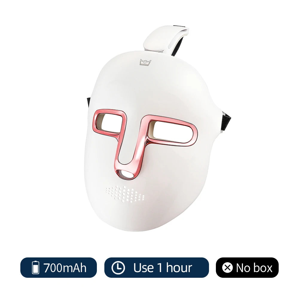 7 Colors Photon Facial LED Mask Red Light Therapy anti Aging Face Neck Beauty Mask Relaxation Treatment