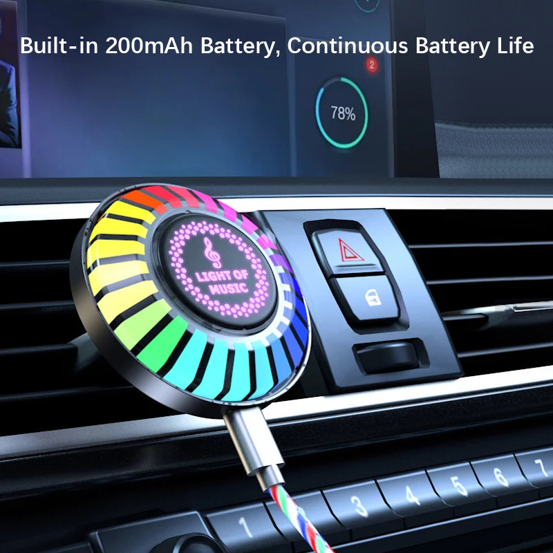 GlowTune Colorful Car Vent Lights