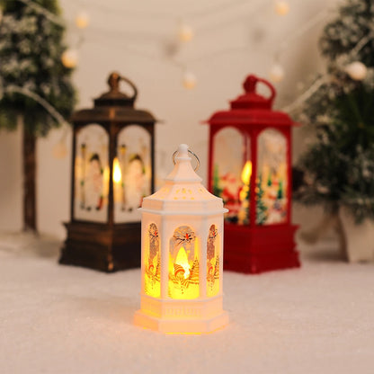 Jolly Santa LED Christmas Lantern
