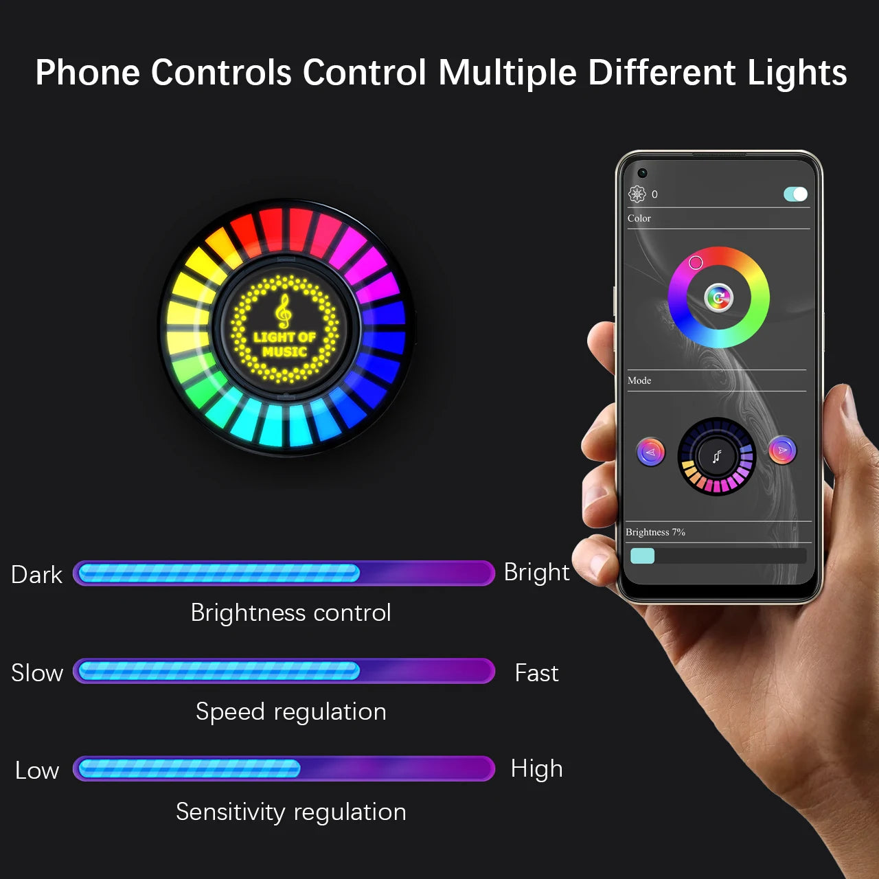 GlowTune Colorful Car Vent Lights