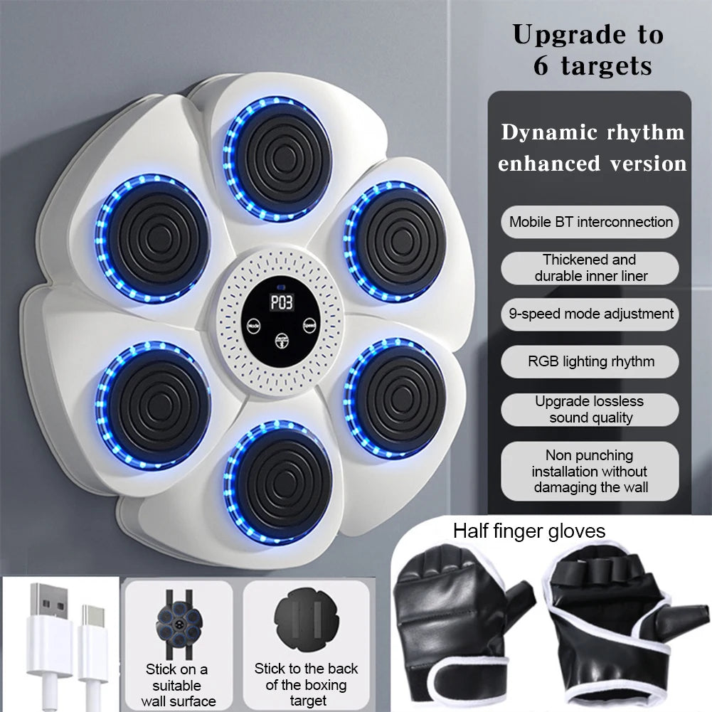 PunchPro MusicBox Boxing Fitness Trainer