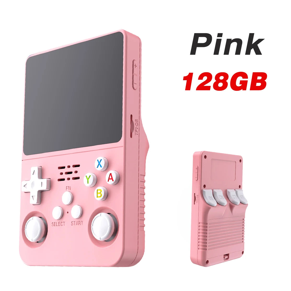 Retro R36S Handheld Video Game Console 3.5 Inch IPS Screen with 128GB Preloaded Games