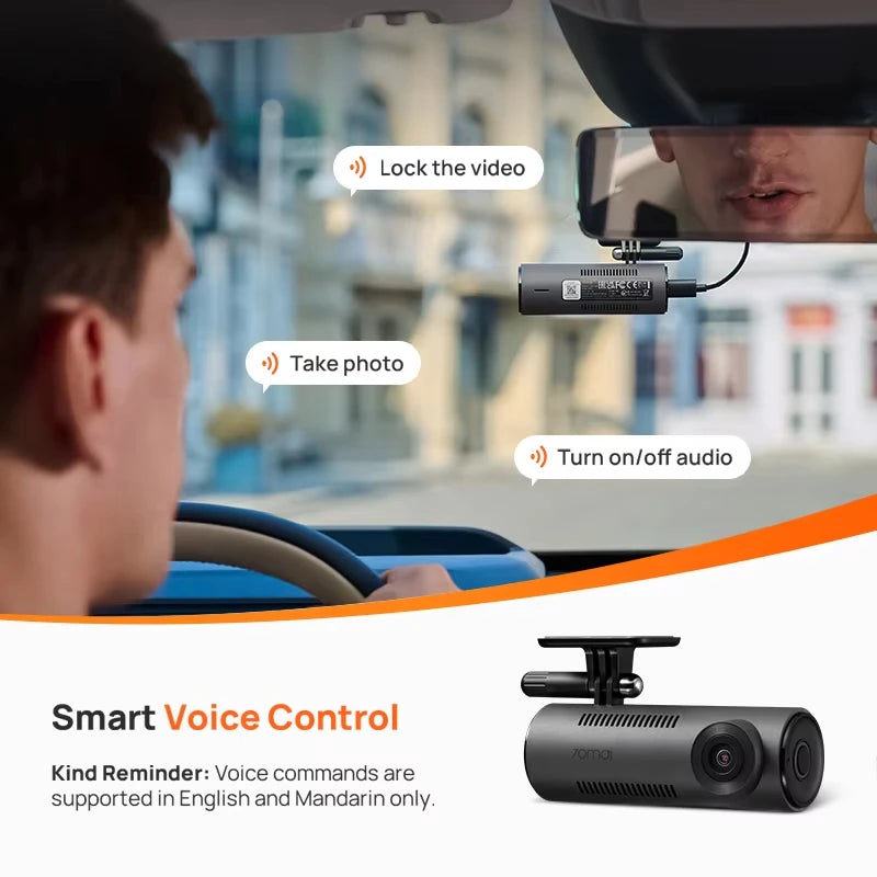 70Mai M310 Dash Cam with GPS & Parking Monitor