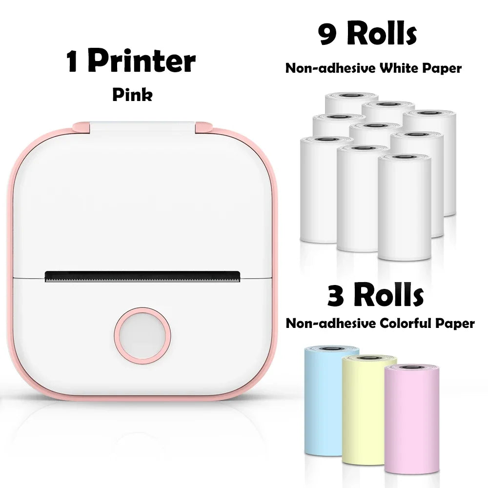 Phomemo T02 Mini Thermal Printer Wireless Mini Pocket Printer