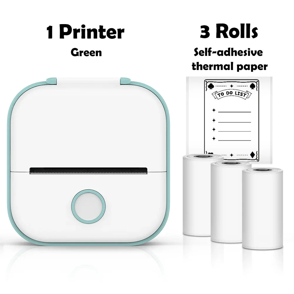 Phomemo T02 Mini Thermal Printer Wireless Mini Pocket Printer