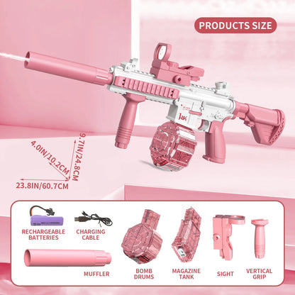 M416 Water Gun Fully Automatic Shooting Toy Summer M416 Water Gun Battle Beach Outdoor Entertainment Children'S and Adult Toys