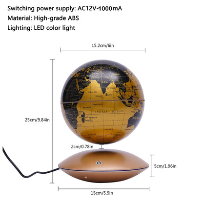 Goden Globe Floating Stardust LED Globe