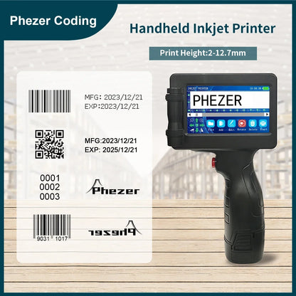 Phezer P17 Handheld Inkjet Printer