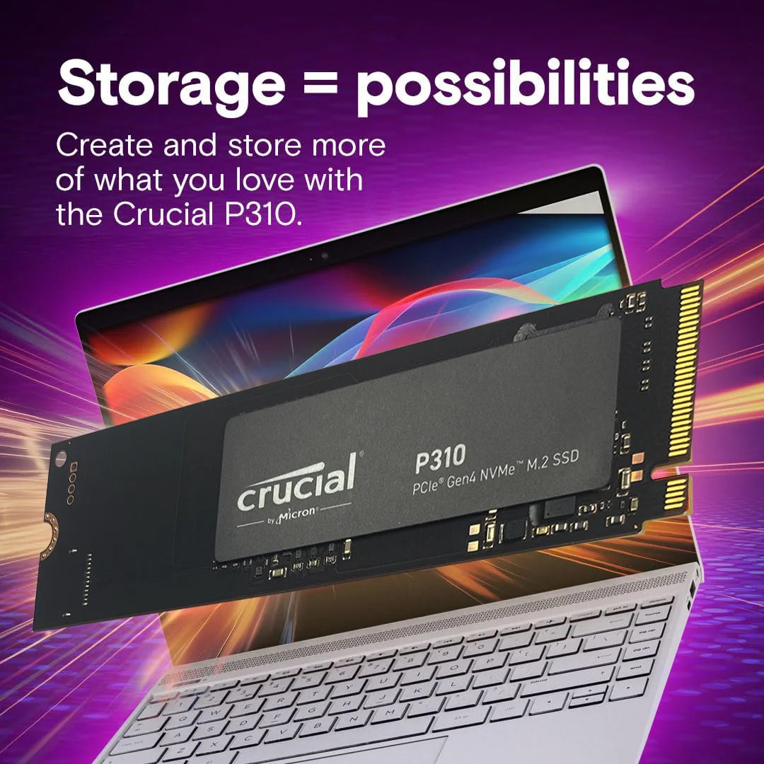 Crucial P3 plus Pcie Gen4 3D NAND Nvme M.2 2280 SSD, up to 5000Mb/S