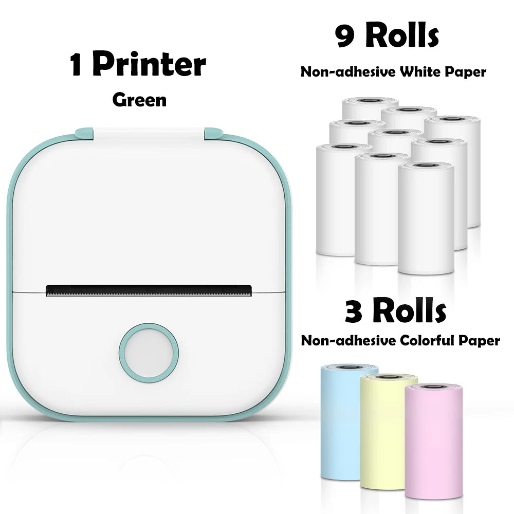 Phomemo T02 Mini Thermal Printer Wireless Mini Pocket Printer
