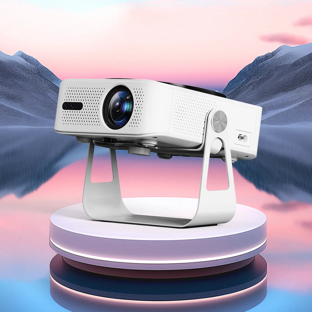 Mini HD Projector Auto Focus & Keystone for Indoor & Outdoor Use