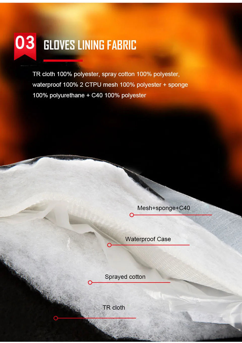 SnowHeat Electric Thermal Winter Gloves