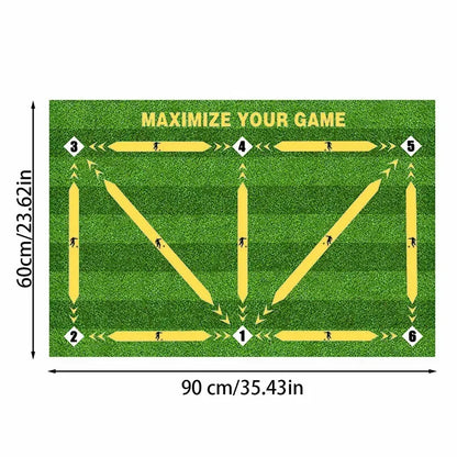 FoldDribble Soccer Training Mat