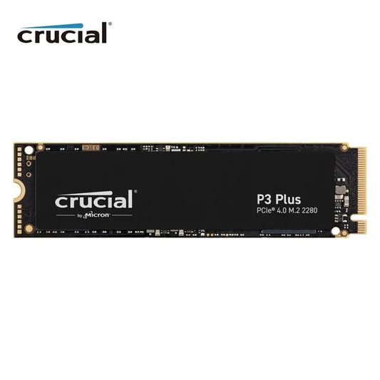 Crucial P3 plus 2TB 1TB 500GB Pcie Gen4 3D NAND Nvme M.2 2280 SSD, up to 5000Mb/S