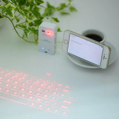 KeyBeam Bluetooth Laser Keyboard