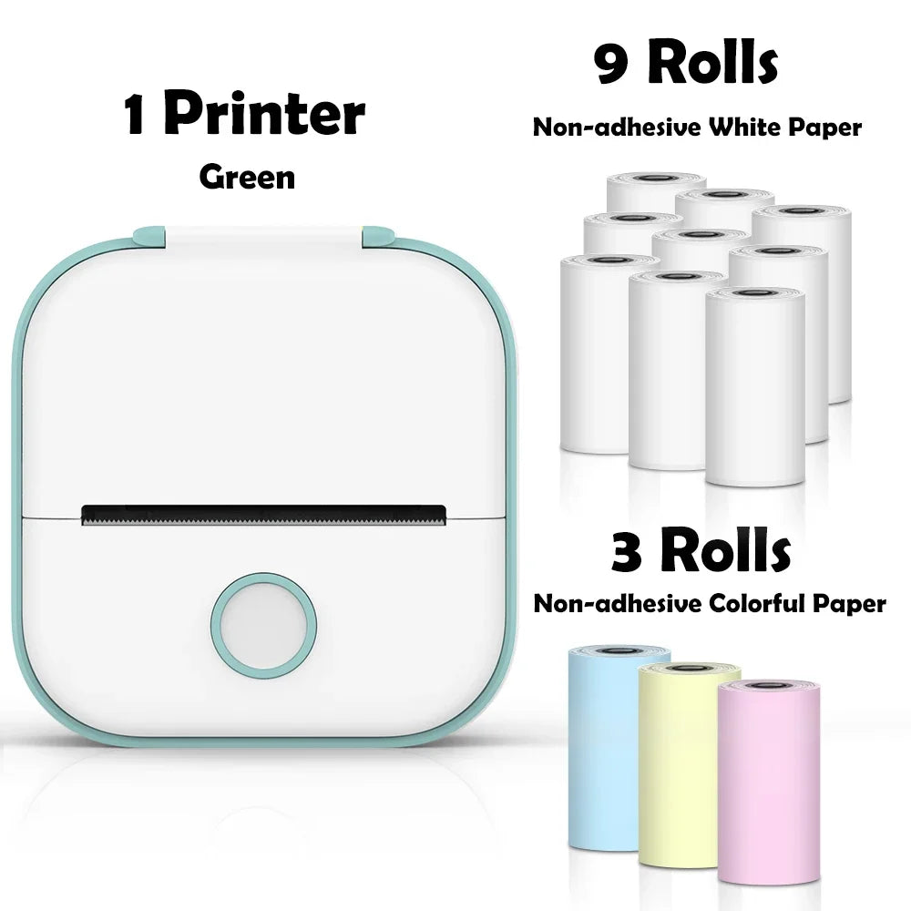 Phomemo T02 Mini Thermal Printer Wireless Mini Pocket Printer