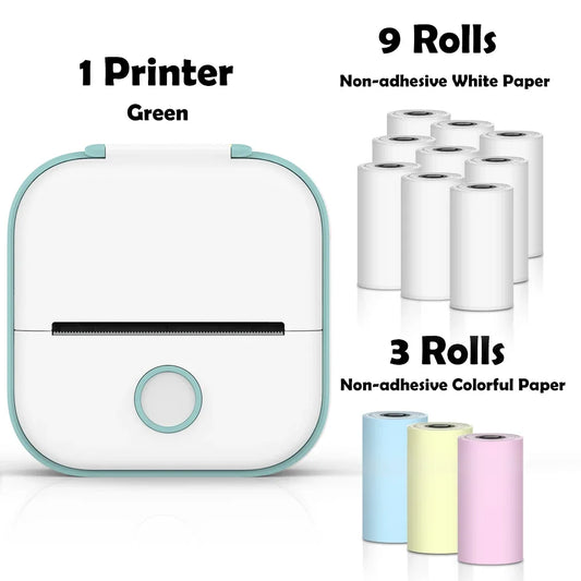 Phomemo T02 Mini Thermal Printer Wireless Mini Pocket Printer