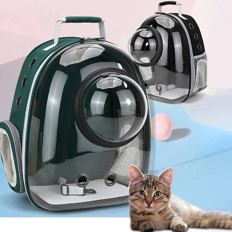 Cat Carrier Outdoor Pet Shoulder Bag Carriers Backpack