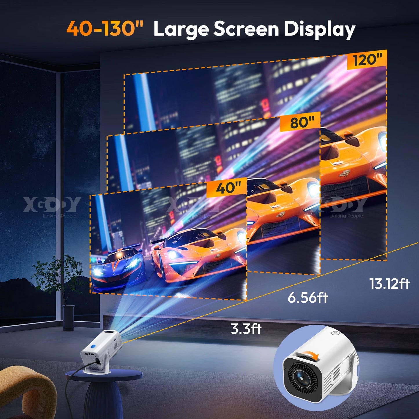 Thundeal 4K Cinematic Projector