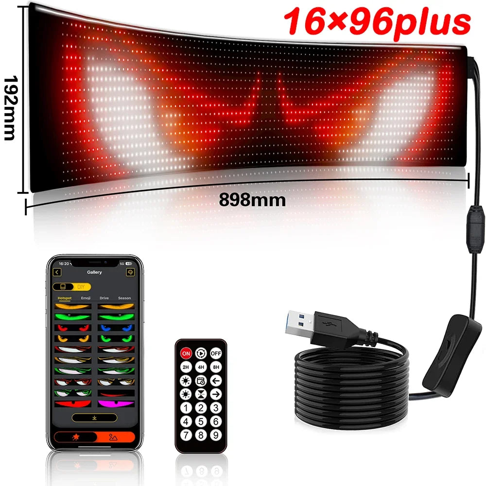 BrightTrack Smart LED Signs for Cars