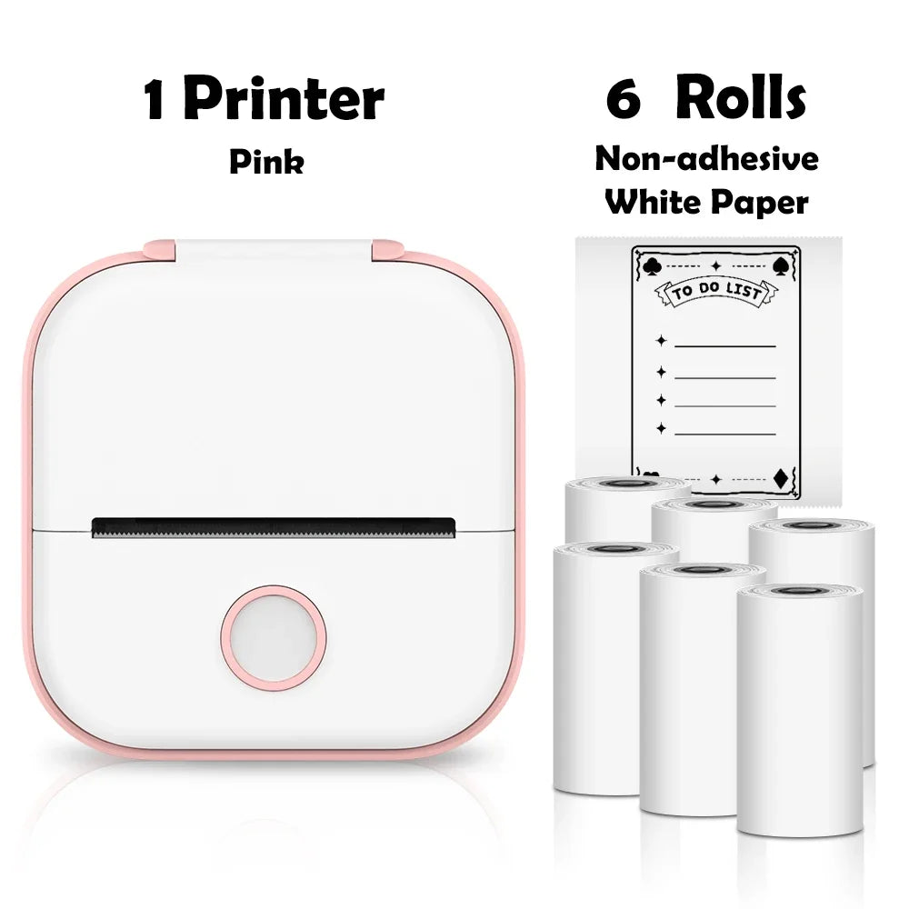 Phomemo T02 Mini Thermal Printer Wireless Mini Pocket Printer