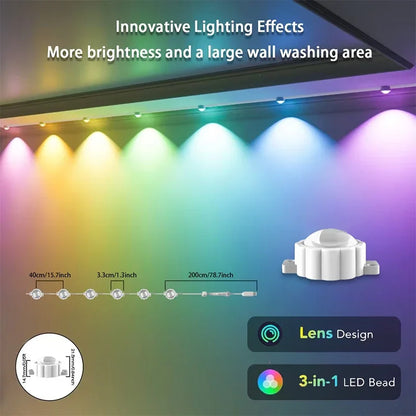 Smart WIFI RGBIC Outdoor Permanent Lights