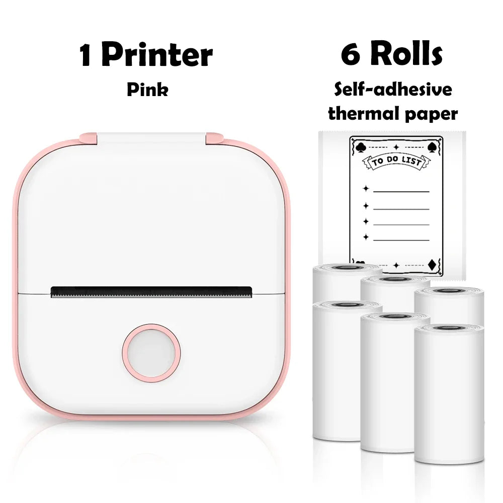 Phomemo T02 Mini Thermal Printer Wireless Mini Pocket Printer