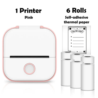 Phomemo T02 Mini Thermal Printer Wireless Mini Pocket Printer