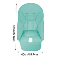 Portable Dining Chair Cover Baby PU Leather Dining Chair Pad Soft Multifunctional Seat Cover with Padding for Kids Children