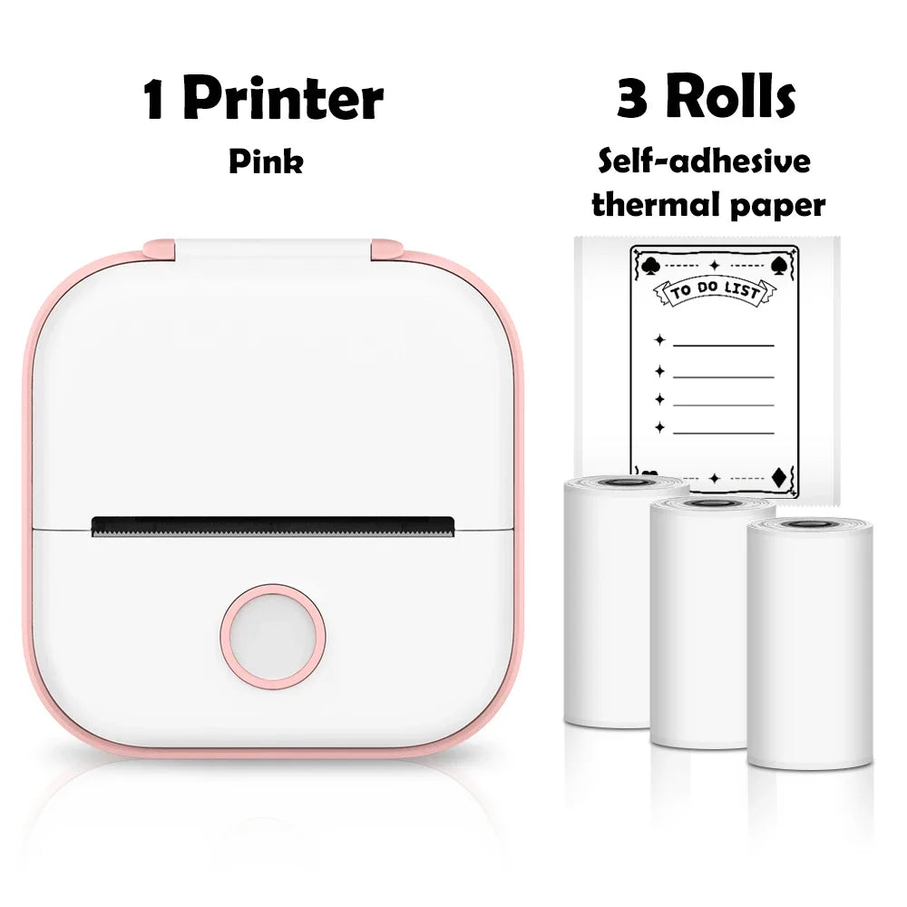 Phomemo T02 Mini Thermal Printer Wireless Mini Pocket Printer