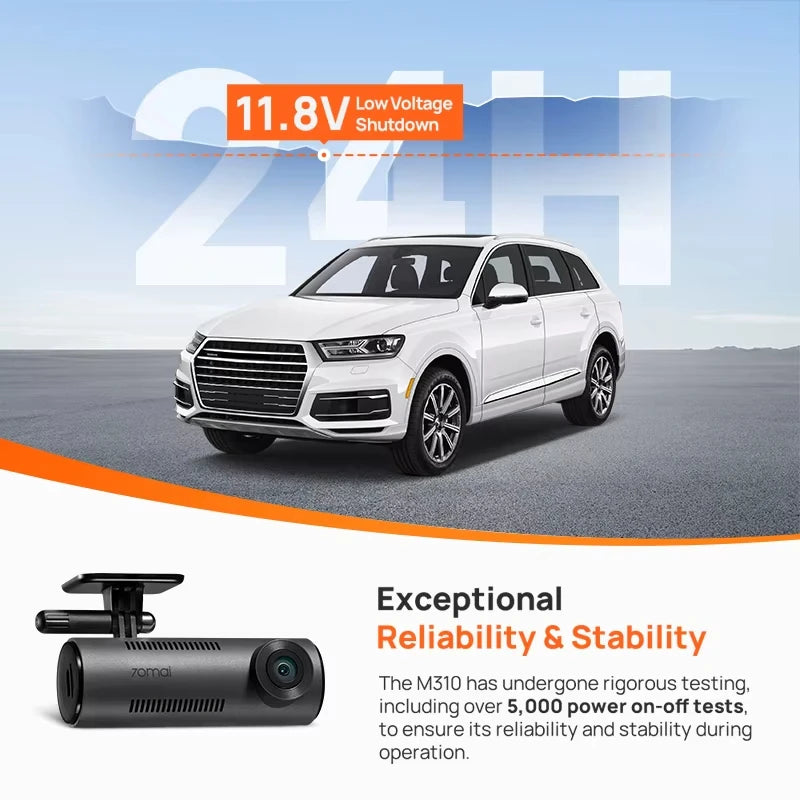 70Mai M310 Dash Cam with GPS & Parking Monitor