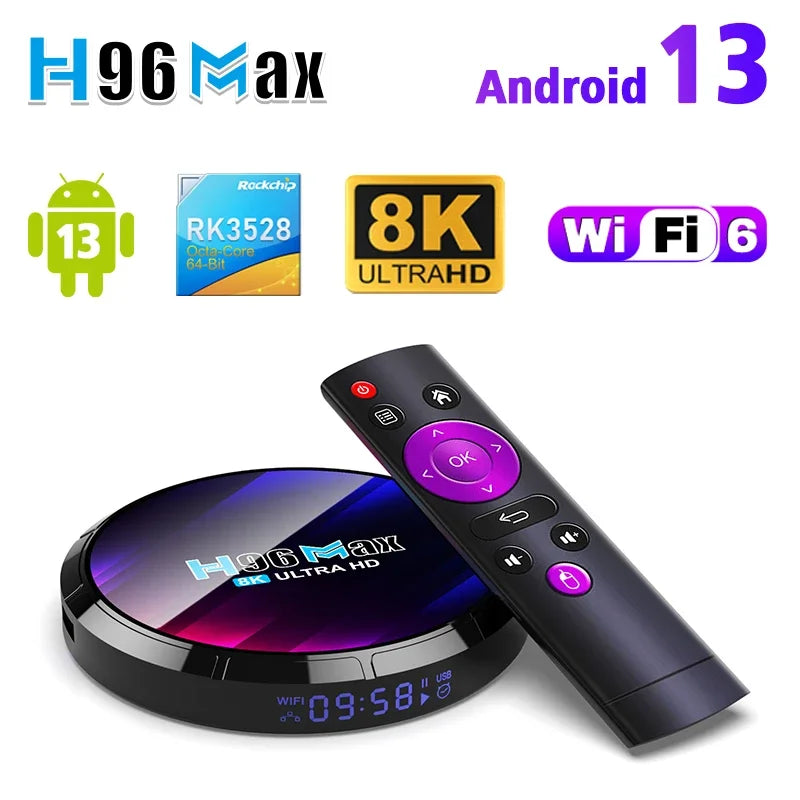 H96 Smart 8K TV Box
