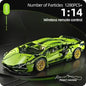 1280PCS Sports Car Building Blocks Toy