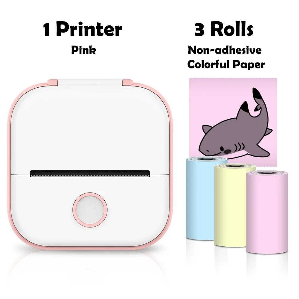 Phomemo T02 Mini Thermal Printer Wireless Mini Pocket Printer