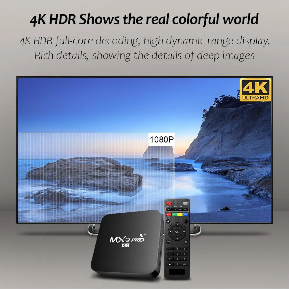 MXQ Pro 4K Dual WiFi Smart Box