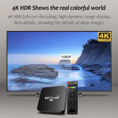 MXQ Pro 4K Dual WiFi Smart Box