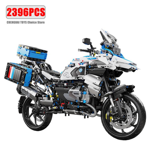 Motorcycle City Sports Building Block Boy Toy