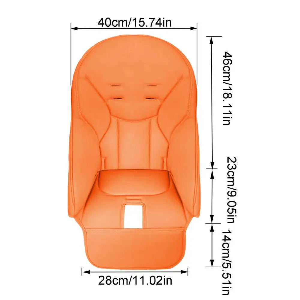 Baby High Chair Seat Cushion Cover PU Leather for Peg Perego Siesta Zero3 Baoneo