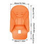 Baby High Chair Seat Cushion Cover PU Leather for Peg Perego Siesta Zero3 Baoneo