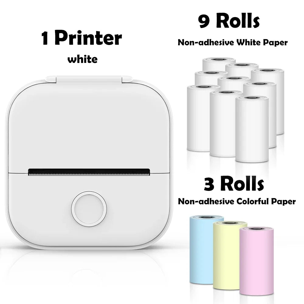 Phomemo T02 Mini Thermal Printer Wireless Mini Pocket Printer