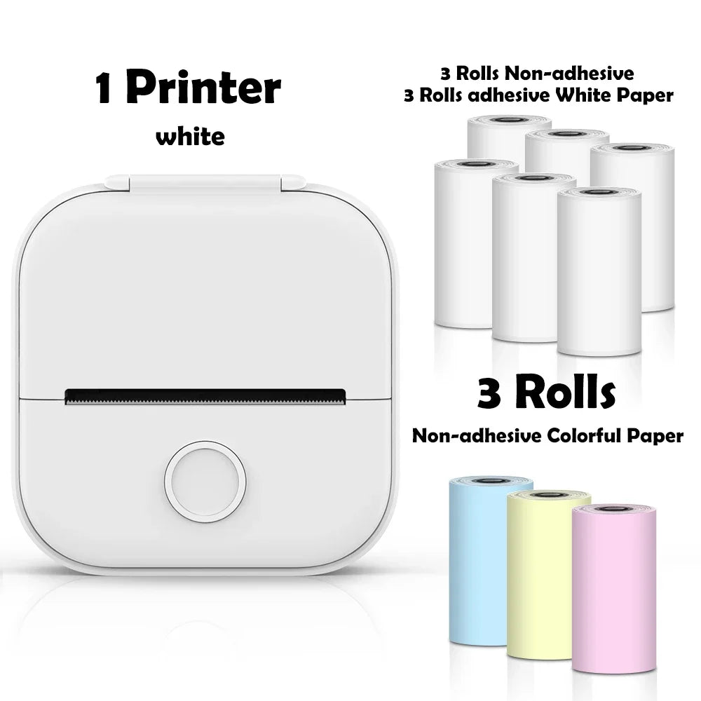 Phomemo T02 Mini Thermal Printer Wireless Mini Pocket Printer
