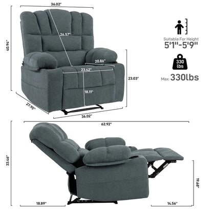 Casa Fiora Heated Recliner Chair