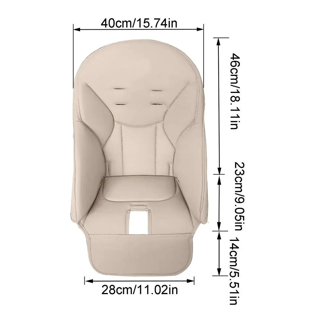 Baby High Chair Seat Cushion Cover PU Leather for Peg Perego Siesta Zero3 Baoneo