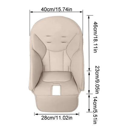 Baby High Chair Seat Cushion Cover PU Leather for Peg Perego Siesta Zero3 Baoneo